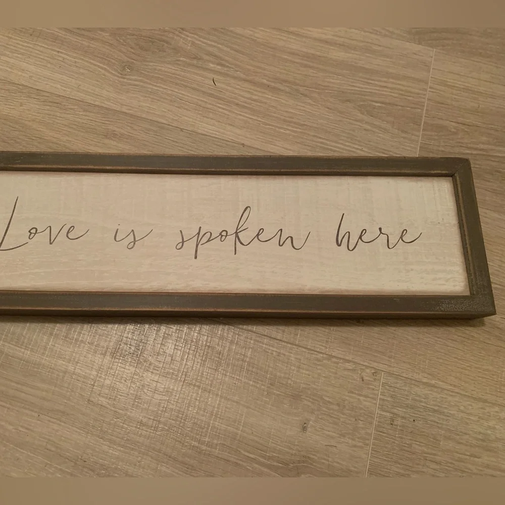 Love is Spoken Here Wall Art - Picture 7 of 9